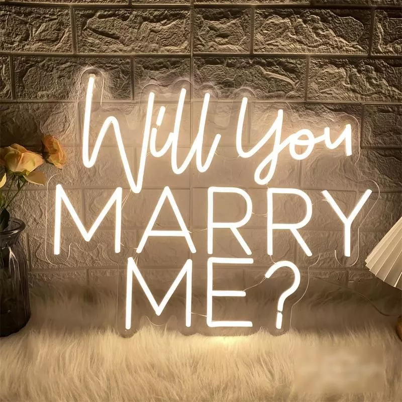 Will You Marry Me Neon Sign Birthday Wedding Decoration Wall Hanging Neon Led Sign Wedding Party Decor Room Neon Night Light Will You Marry Me Neon Sign Birthday Wedding Decoration Wall Hanging Neon Led Sign Wedding Party Decor Room Neon Night Light