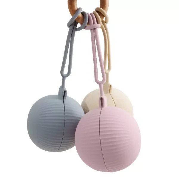 100153-dca686.webp Baby Pacifier Holder & Soother Storage Box - BPA Free Soft Silicone, Portable, Teat Attachment