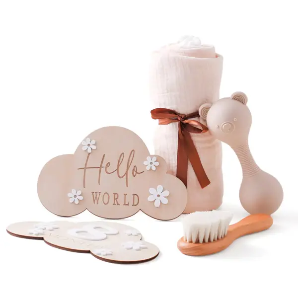 100186-4e97db.webp Baby Silicone Maracas Rattle & Milestone Cards Photography Set – Newborn Essentials
