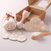 100186-feea53.webp Baby Silicone Maracas Rattle & Milestone Cards Photography Set – Newborn Essentials