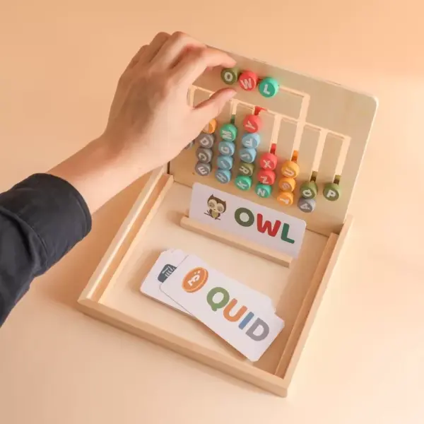 100293-69f4f2.webp Montessori Wooden Letter Board Toy