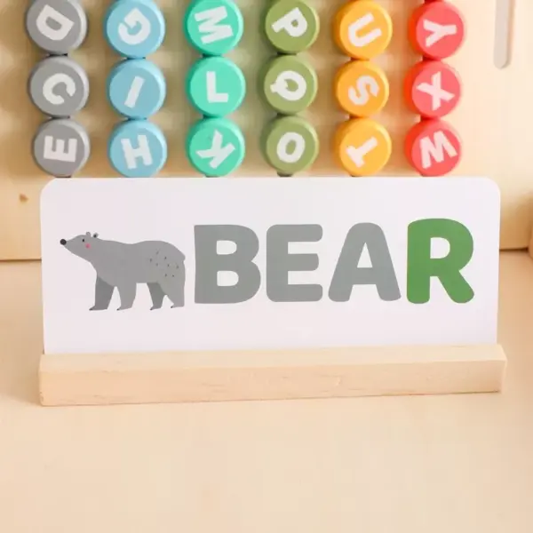 100293-dbf4ba.webp Montessori Wooden Letter Board Toy