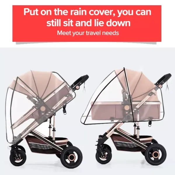 100375-101b9e.webp Universal Waterproof Pram Rain Cover - Baby Stroller Transparent Shield