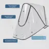 100375-6324e7.webp Universal Waterproof Pram Rain Cover - Baby Stroller Transparent Shield