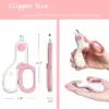 100653-681c1e.webp LED Pet Nail Clipper with Two Lighting Modes for Cats & Dogs