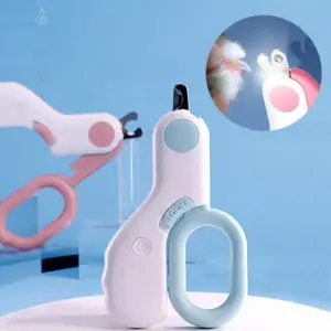 LED Pet Nail Clipper with Two Lighting Modes for Cats & Dogs