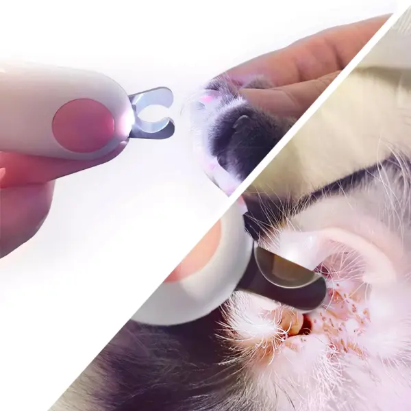 100653-e63ddf.webp LED Pet Nail Clipper with Two Lighting Modes for Cats & Dogs
