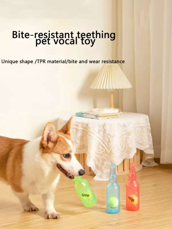 100814-8067fe.webp Floating Rubber Tennis Bottle Dog Toy – Stress Reliever & Bite Resistant