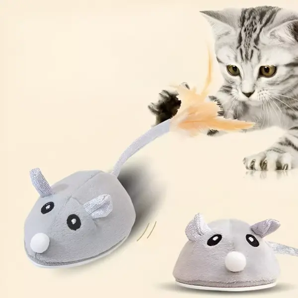 100881-798480.webp USB Rechargeable Moving Mouse Cat Toy with Feather