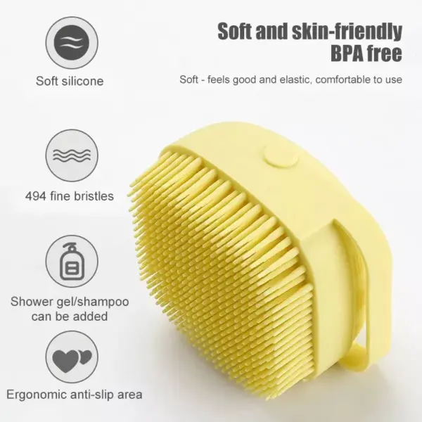 The #1 Best Silicone Dog Bath Brush (2-in-1)