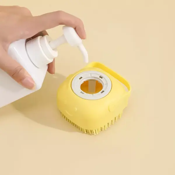 The #1 Best Silicone Dog Bath Brush (2-in-1)