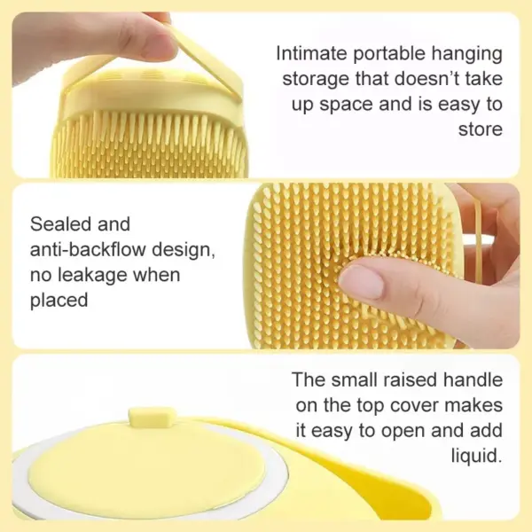The #1 Best Silicone Dog Bath Brush (2-in-1)