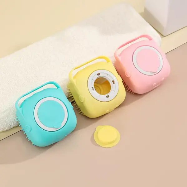 The #1 Best Silicone Dog Bath Brush (2-in-1)