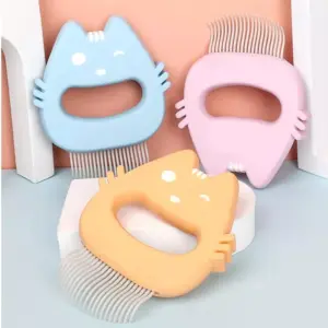 100940-51da45.webp Soft Teeth Cat Deshedding Comb & Massage Brush for Kittens and Puppies