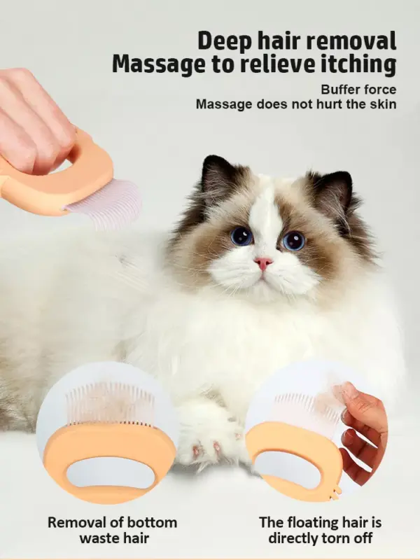 100940-a6f3cc.webp Soft Teeth Cat Deshedding Comb & Massage Brush for Kittens and Puppies