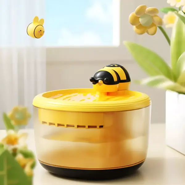 100996-549298.webp 2.2L Wireless Cat Water Dispenser with Smart Sensor and Mute Operation