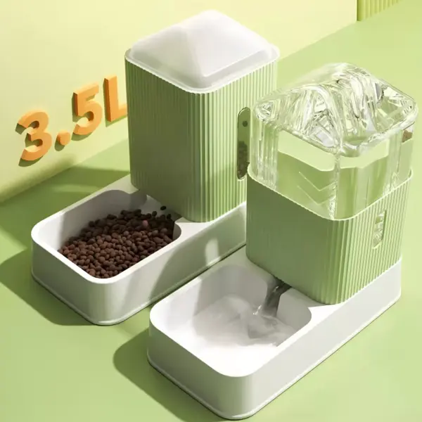 Automatic Pet Feeder and Water Dispenser