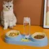 Double Dog & Cat Bowls with Water Dispenser