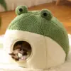 101109-579060.webp Frog-Shaped Pet Bed