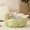 101145-89deb3.webp Fluffy Cat & Puppy Bed - Plush Winter Pet House & Cushion