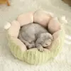 101145-9bfebe.webp Fluffy Cat & Puppy Bed - Plush Winter Pet House & Cushion