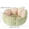 101145-e52cbf.webp Fluffy Cat & Puppy Bed - Plush Winter Pet House & Cushion