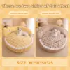 101154-e75bdf.webp Warm and Cozy Donut Cat Bed for All-Season Comfort