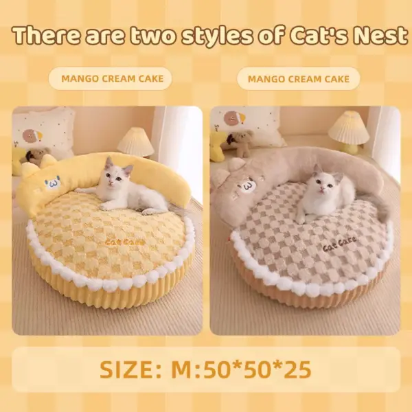 101154-e75bdf.webp Warm and Cozy Donut Cat Bed for All-Season Comfort