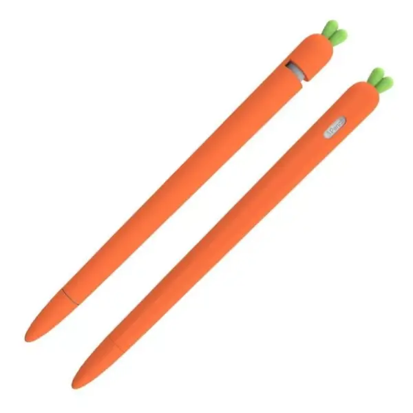 101247-398d9a.webp Carrot Cartoon Silicone Pencil Sleeve for iPad Stylus