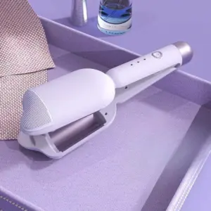 101736-a9dfca.webp 36mm Wavy Hair Curling Wand with Egg Roll Wave Design