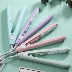 101751-d3a5a2.webp Mini Ceramic 3D Grid Hair Crimper & Curler - Volumizing Styling Tool for Women