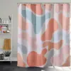 102300-35d4b1.webp Bohemian Abstract Geometric Shower Curtain: Vintage Orange & Colorful Geometry