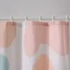 102300-68124a.webp Bohemian Abstract Geometric Shower Curtain: Vintage Orange & Colorful Geometry