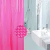 Elegant Pink 3D EVA Waterproof Shower Curtain, 180x180cm