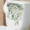 102305-404371.webp Green Plant Leaves Flower Wall Sticker