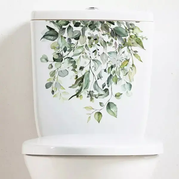 102305-ef733c.webp Green Plant Leaves Flower Wall Sticker