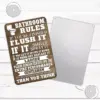 102352-cd3bc3.webp Charming Farmhouse Bathroom Humor Metal Tin Sign