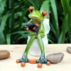 102359-233f7e.webp Charming Resin Frog Statue for Indoor & Outdoor Decor