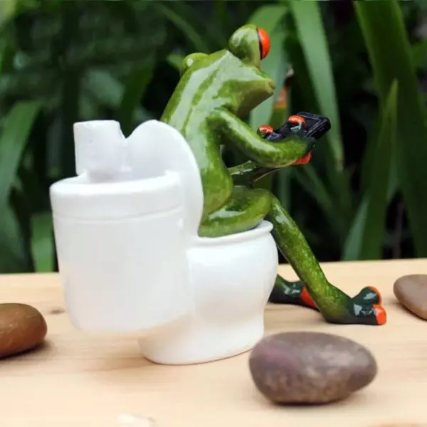 102359-a528d5.webp Charming Resin Frog Statue for Indoor & Outdoor Decor