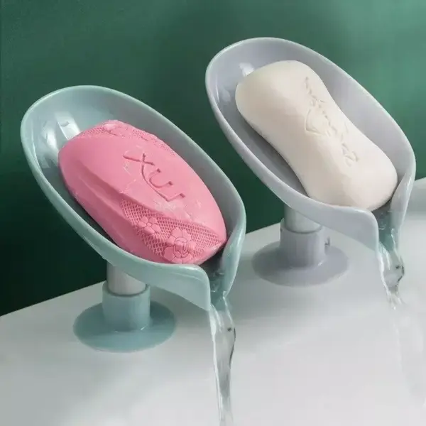 102785-a7c9df.webp Leaf-Shaped Soap Holder with Suction Cup