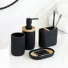 102794-c9d5b3.webp Elegant Resin Bathroom Accessory Set