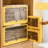 102824-2921bf.webp Multi-Purpose Folding Storage Box with Lid: Ideal for Home and Car Organization