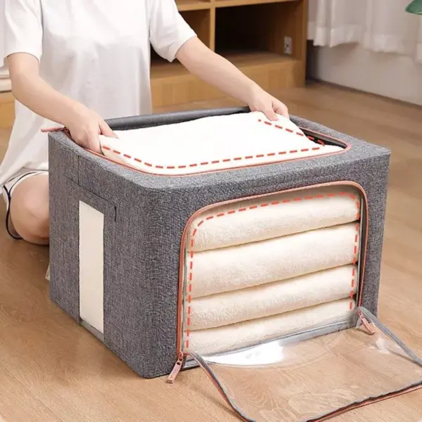 103092-210bd3.webp Large Capacity Foldable Clothes & Blanket Organizer