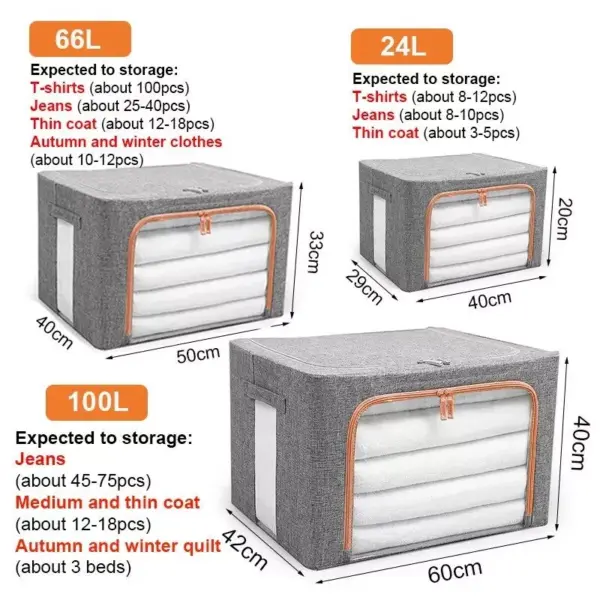 103092-40ca9c.webp Large Capacity Foldable Clothes & Blanket Organizer