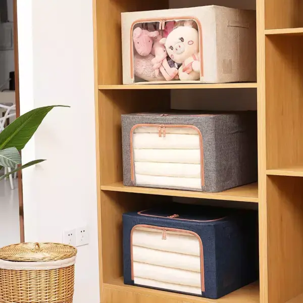 103092-cb9bbf.webp Large Capacity Foldable Clothes & Blanket Organizer
