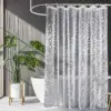 103135-b262a8.webp Modern Pebble Pattern Transparent Shower Curtain