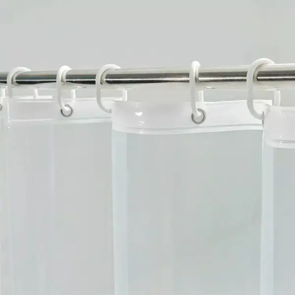 103136-2cefda.webp Premium Transparent Waterproof Shower Curtain with Hooks