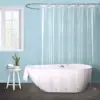 103136-4d536d.webp Premium Transparent Waterproof Shower Curtain with Hooks