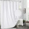 103137-1458df.webp Elegant White Diamond Tufted Shower Curtain: Chic Farmhouse Style