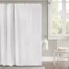 103137-a86ff5.webp Elegant White Diamond Tufted Shower Curtain: Chic Farmhouse Style